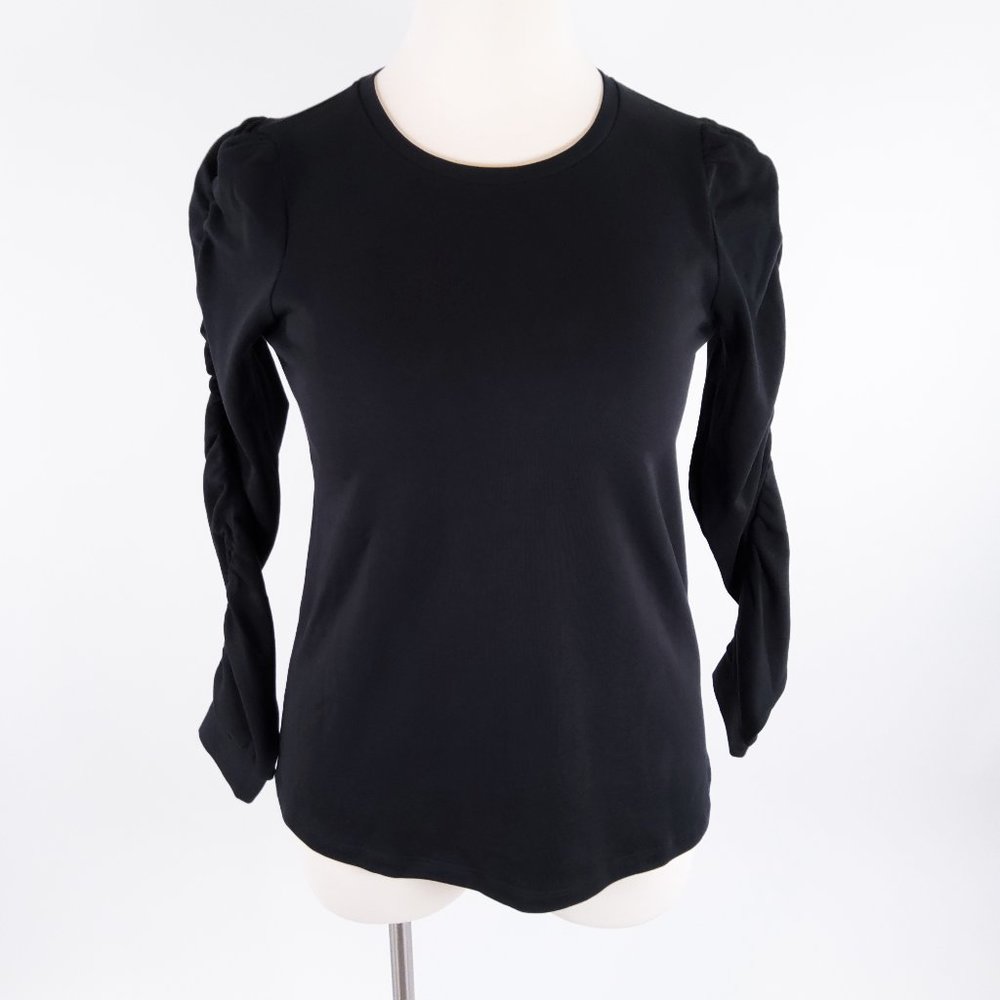 New Vero Moda Vmyola Long Sleeve Sweatshirt Blouse Black Size 1X